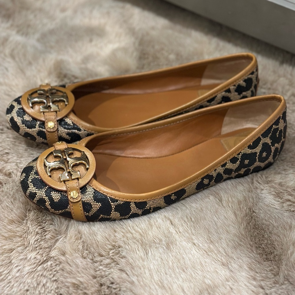 Stylish Leopard Print Flats, Aaden Ballet, size 9 1/2